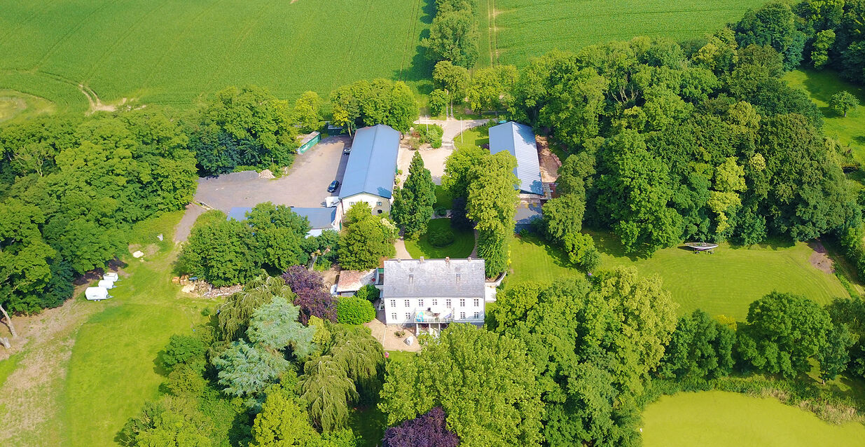 Luftbild vom Firmengebäude der Wittkiel Gruppe