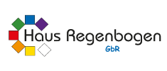 Text-Bildmarke Haus Regenbogen